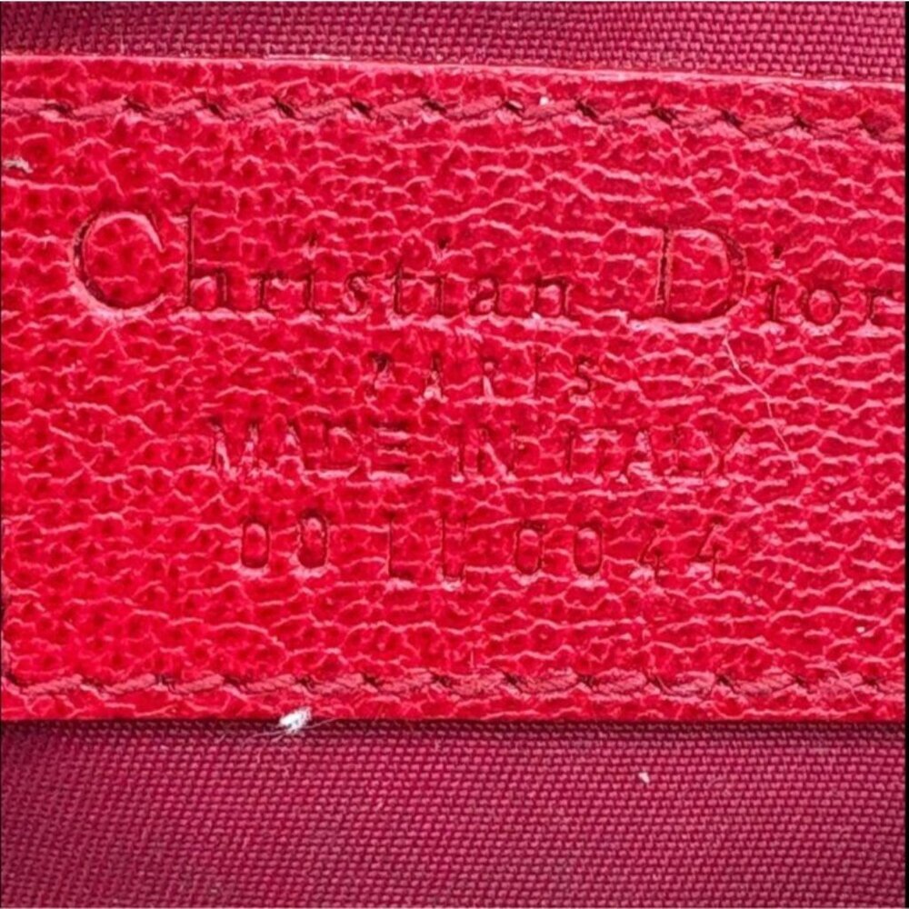 Dior Brown Monogram Canvas Wristlet with Red, Yellow & Green Accents - Picture 5 of 7